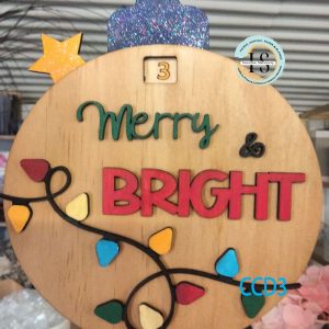 paint n sip Rotating christmas Bright lights CCD4