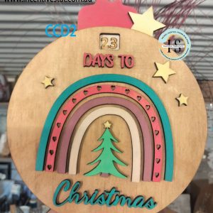 paint n sip Rotating Christmas rainbow CCD2